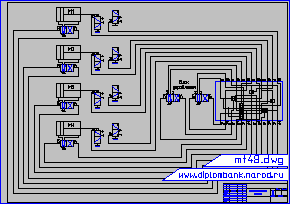 Схема системы управления автоматом